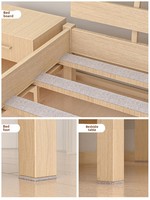 Protections de pieds de meubles en nylon autocollantes antidérapantes écologiques durables lavables silencieuses pour chaises et tapis de sol en bois pour la maison