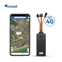 Autosali IOT GT10 4G GSM GPS Tracker Mini Localizador de Vehículos en Tiempo Real con SOS, Geo Valla, Compatible con PC, App Gratuita y Apagado Remoto del Motor