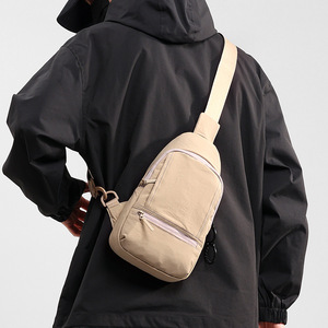 Unisex Single-shoulder Crossbody <b>Backpack</b> with Adjustable Strap Zipper Closure Lightweight Waterproof Eco-Friendly Travel Bag - Product Image 1