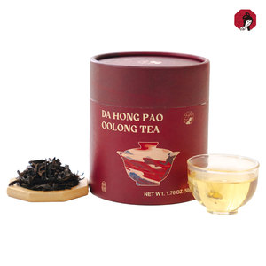 Bolsitas de Té Oolong Chayan Da Hong Pao, Aroma Intenso, Envasadas Individualmente, Sabor Suave, Preparación en Caliente y Frío, 50g/lata*50 Latas/caja - Product Image 1