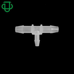 Conector en T de plástico reductor 3/8x3/8x1/4 para tuberías de agua y aire, transparente - Product Image 4