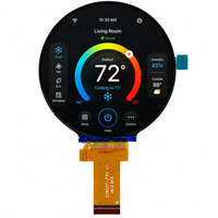 Écran LCD rond TFT personnalisé de 2,8 pouces 480x480 avec interface MIPI/SPI+RGB Contrôleur ST7701SN - Fournisseur OEM/ODM