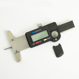 เกจวัดความลึกของเกลียวยางระบบดิจิทัล,เกจวัดความลึกของยางรถเกจวัดความลึกพร้อมแถบวัดความลึกยาวทำจากสเตนเลสสตีลคุณภาพสูง0-30มม. - Product Image 4