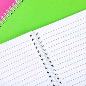 Bloc-notes A5 souple couleur unie, carnet à spirale simple et coloré, carnet de planification multicolore pour étudiants, idéal pour l'apprentissage et le bureau - Product Image 5