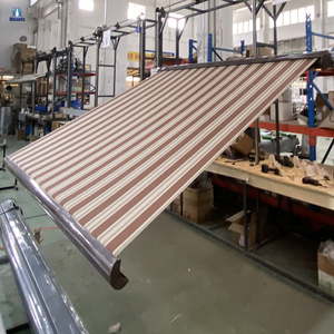 Điện có thể thu vào Cassette mái hiên cơ giới mái hiên ngoài trời với LED ánh sáng cho có thể thu vào mái hiên - Product Image 5