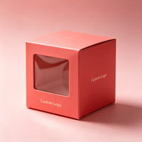 Scatola di Carta Personalizzata per Sapone con Finestra e Inserto in Carta, Confezione Premium per Prodotti di Bellezza e Cura Personale