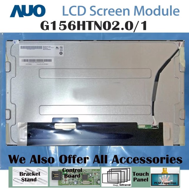 700:1 15.6" G156HTN02.0/1 No Touch LCD Laptop Screen Module 1920*1080 WLED New LCD Screen EDP 30 Pins 92% SRGB 700:1 Contrast