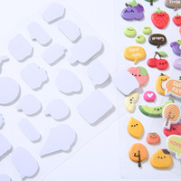 Pegatinas Redondas Autoadhesivas de Burbujas de Dibujos Animados, Personalizadas en 3D, Recompensas para Niños, Decoración DIY, Regalos Personales para Fiestas