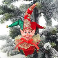 Vente en gros de jolies décorations de Noël en forme d'elfes pour les fêtes de Noël, décorations de bureau et d'intérieur
