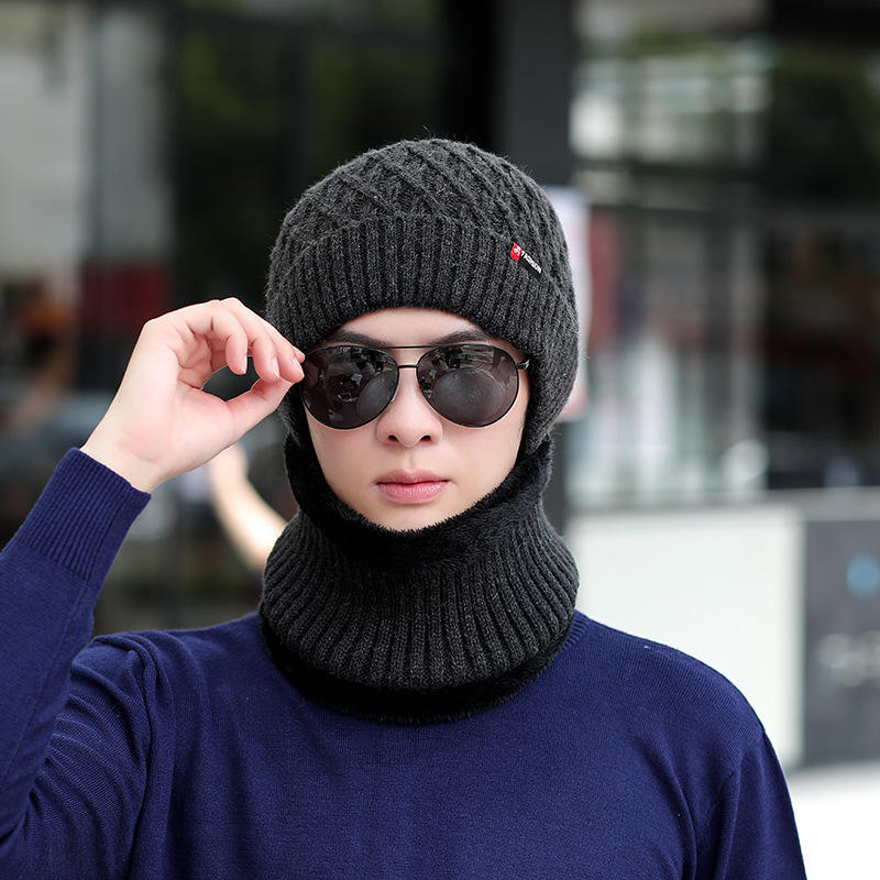HOT Scarf Winter Hat Mens Fashion ZG Winter Men's Hat Korean