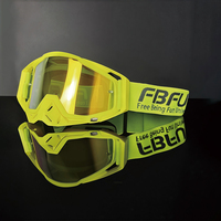 Lunettes de sport coupe-vent pour hommes, modèle FB-LB de la marque FBFU, accessoires pour moto, en Spandex/Coton, transfert thermique