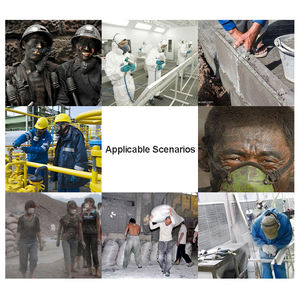 Masker pelindung silikon anti-amonia, masker pelindung semua dalam satu Gas silikon terpasang di kepala - Product Image 6