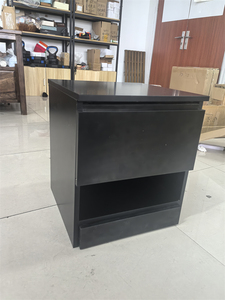 Nightstand พรางตัวเหมาะสำหรับการจัดเก็บอย่างปลอดภัยโต๊ะข้างเตียงเงินที่มีลิ้นชักช่องซ่อนและล็อคอิเล็กทรอนิกส์ - Product Image 4