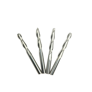 מוצק קרביד סוף מיל זוגי חלילי ספירלת כדור האף נגרות כלים סט/cnc מחרטה כלי חיתוך - Product Image 2