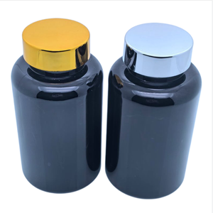 Custom Black Cheap Pet Capsule Container 200Ml Clear <b>Empty</b> Supplement Vitamin Capsule Pill <b>Plastic</b> <b>Bottle</b> for Packaging - Product Image 6