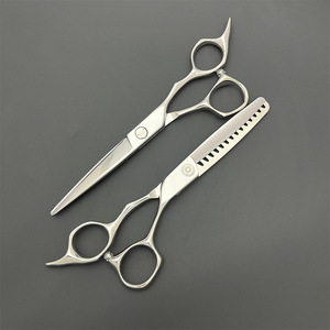 Ciseaux à cheveux CNC, ciseaux à effiler, acier inoxydable VG10, lame de 62 mm, pour droitiers, usage beauté, type de lame standard - Product Image 3