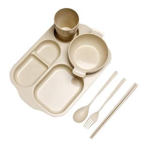 Ensemble bol et cuillère en silicone sans BPA Wellbest WB 2025, avec poignée, vaisselle pour enfants de qualité alimentaire, ustensiles pour enfants de 0 à 12 mois, écologiques - Product Image 1