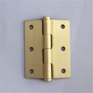 Bisagra para Muebles de 2.5 Pulgadas, Superficie de Cobre Puro, Montaje en Superficie, Herraje Duradero para Puertas de Gabinete - Product Image 2
