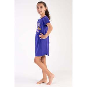 Chemisier d'été décontracté pour filles, style occidental, à manches courtes, col tunique ovale, taille 3/4-9/10 - Product Image 2