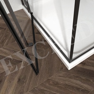 Sgcc <span class=keywords><strong>noir</strong></span> profilés en aluminium cadre porte de <span class=keywords><strong>douche</strong></span> en verre intelligent boîtier - Product Image 2