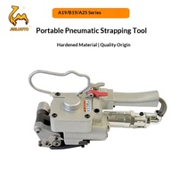 Machine de cerclage pneumatique portative A19 légère (3,8 kg) pour sangles PET et plastique, thermoscellage, vente en gros