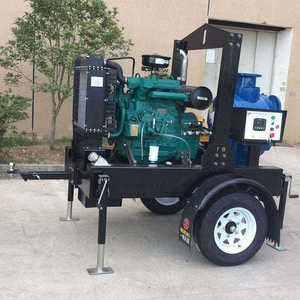 Pompe à eaux usées auto-amorçante en fonte Fites avec moteur diesel Cummins/Deutz certifié CE ISO pour la construction, l'irrigation et la lutte contre les incendies - Product Image 1