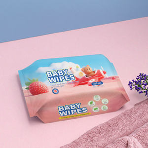 Salviette per neonati alla fragola all'ingrosso 100 pezzi-delicato per la pelle delicata dermatologo non testato alcol - Product Image 6