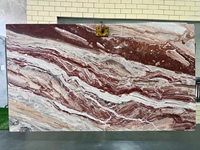 Moderne Monica Red Marble Arbeits platte Rojo Monica Marmor für die Wand dekoration