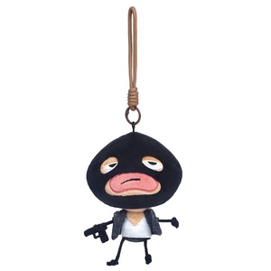 Figurine en peluche amusante et mystérieuse, pendentif porte-clés abstrait, accessoires unisexe, cadeau d'anniversaire en polyester - Product Image 5