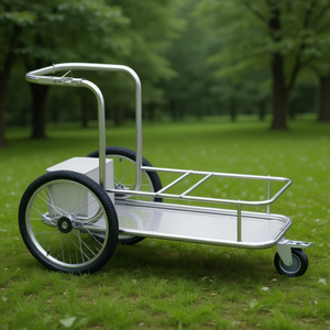 Carrello Spazzatrice Doppio in Acciaio Inox 640 Db - Product Image 3