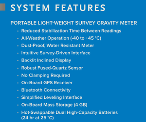 CG-6 AUTOGRAVT Sondeur <span class=keywords><strong>de</strong></span> gravité pour levés topographiques Délai <span class=keywords><strong>de</strong></span> livraison <span class=keywords><strong>3</strong></span> mois - Product Image 6