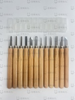 Nouveau produit : Coffret de 12 outils de sculpture sur bois avec fermeture éclair, large gamme de lames en acier allié SK2, ensemble de couteaux de précision pour le bricolage
