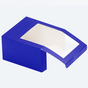 High Quality square <strong>Baseball</strong> <strong>Cap</strong> Boxes Folding Hat <strong>Box</strong> Packaging With Pvc Window - Product Image 6