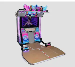 Máquina Arcade de videojuegos para adultos y niños, dispensador de monedas con LED de 55 pulgadas