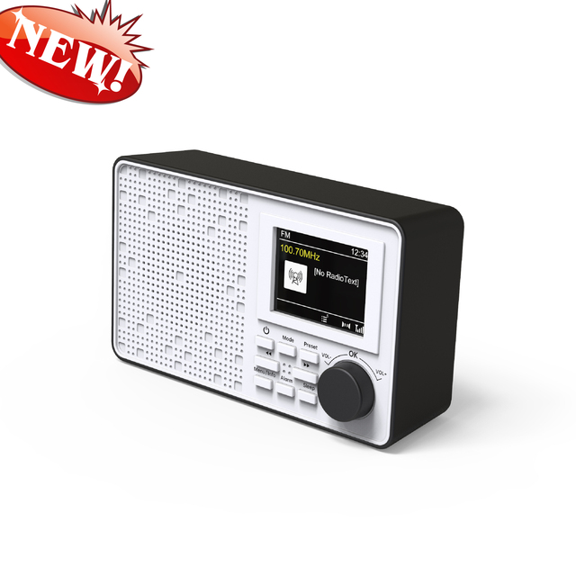 New Design Digital Radio OEM/ODM Color Display 2.4 Inch TFT DAB/DAB+ Radio