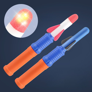 Lanceur de fusées lumineux à air comprimé, actionné à la main, portée 15 mètres, <span class=keywords><strong>jouet</strong></span> fusée en mousse clignotante pour enfants, pour l'extérieur - Product Image 5