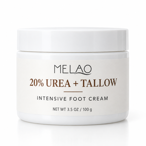 Crema per Piedi OEM all'Urea 20% e Sebo 3.5oz, Trattamento Intensivo <span class=keywords><strong>con</strong></span> Burro di Karité, Olio di Jojoba e Pantenolo, Ammorbidisce <span class=keywords><strong>Talloni</strong></span> Ruvidi e Secchi - Product Image 5