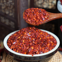 Flocons de piment concassés de qualité supérieure, faible chaleur, granulométrie moyenne, épicé moyen, HONGSHANHE, pour pizzeria, pâtes, buffet, cantine, sac de 15 kg, carton