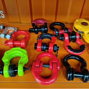 Grillete de Remolque Todoterreno con Anillo en D, Grillete de Recuperación de 4.75T, Grillete de Acero Forjado de 4 3/4T, Gancho de Remolque de 3/4 Pulgadas, Kit Todoterreno 4x4 - Product Image 1