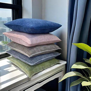 เบาะผ้าลินินขนนกหมอนรองเอวและเบาะรองนั่งสำหรับห้องนั่งเล่น - Product Image 2