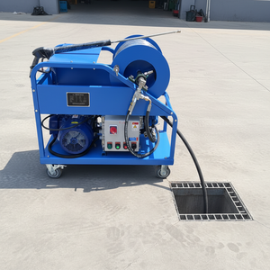 Machine <span class=keywords><strong>professionnelle</strong></span> de nettoyage et de rinçage de canalisations municipales par jet d'eau haute pression, machine de nettoyage de canalisations à haute efficacité - Product Image 3