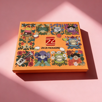 Boîtes à chocolat en carton alimentaire avec logo personnalisé en relief, emballages de luxe pour desserts, biscuits, cadeaux, papier recyclé avec fenêtre pour sushis