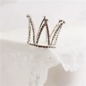 Kinderen Kronen Haaraccessoires Kids Bloem Crystal Crown Baby Meisje Verjaardag Kroon Voor Kinderen