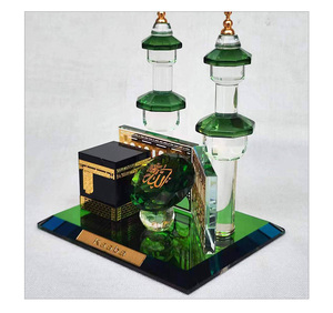 Maqueta de Arquitectura de Lujo en Cristal, Decoración de Escritorio para Dormitorio o Estantería - Product Image 1