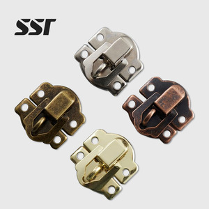 SSR Modern Design Thickened Blue Stainless Steel ButterflyLock Spring <b>Lock</b> Center <b>Lock</b> <b>Box</b> Hardware Accessories Flight Case 2mm - Product Image 1