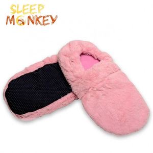 OEM customedunisex de felpa caliente calienta <span class=keywords><strong>zapatillas</strong></span> de <span class=keywords><strong>microondas</strong></span> caliente zapatilla de <span class=keywords><strong>microondas</strong></span> caliente interior cálido <span class=keywords><strong>microondas</strong></span> calienta <span class=keywords><strong>zapatillas</strong></span> botines calientes - Product Image 4