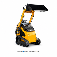 Minipala cingolata T360 con forza di sgancio di 3,5KN, benna da 0,1CBM, larghezza 910mm per lavori in giardino, fattoria e cortile