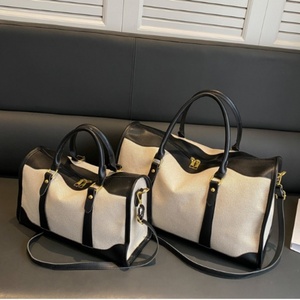 Wholesale Designer Handbag Women's Carrying Short Distance Canvas Business Trip Large Reinforced Hand Luggage <b>Travel</b> <b>Bag</b> - Product Image 4