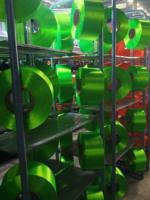 Fil de polyester WELONG de haute qualité 450D 144F, fil dopé HIM 100% DTY, fil de polyester recyclé pour le tissage