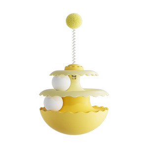 Jouet durable pour chat à piste oscillante, jouet <span class=keywords><strong>anti</strong></span>-ennui avec pompon interactif, jouet d'enrichissement pour chats - Product Image 1